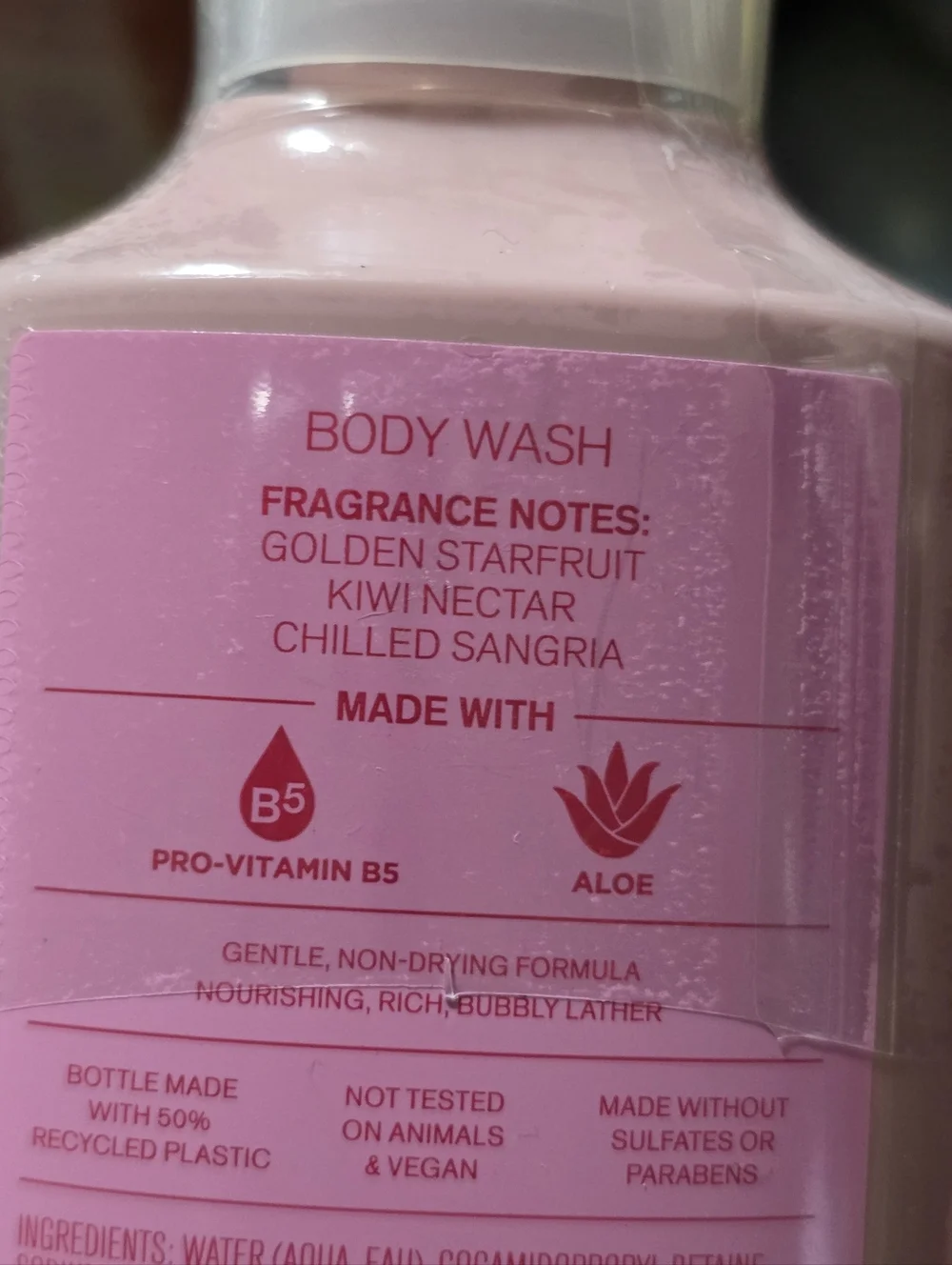 Bath & Body Works Starfruit Sangria Body Wash 10oz NEW RARE